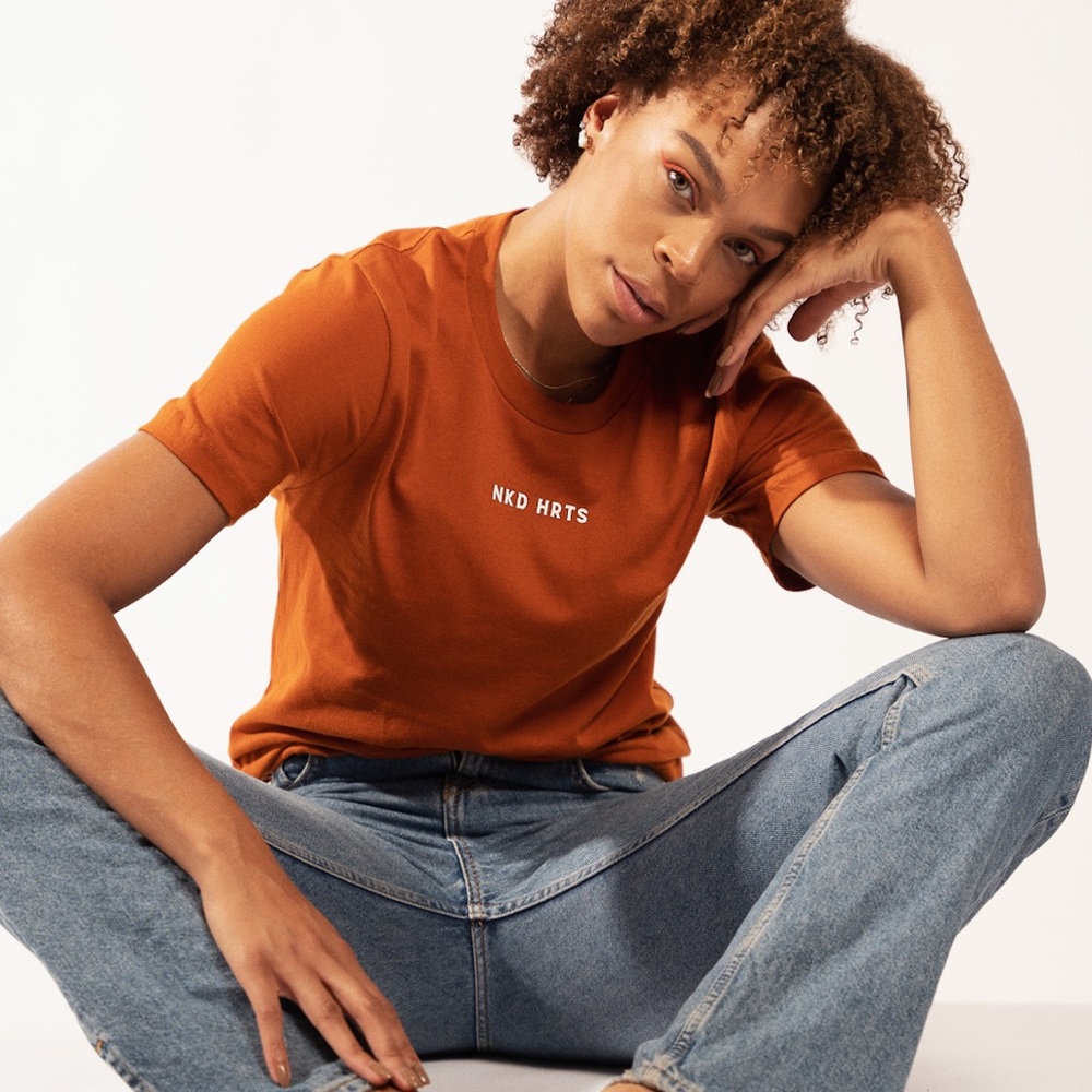 🌻 Buttery Soft Organic Cotton T-Shirt in Autumn by NKD HRTS.